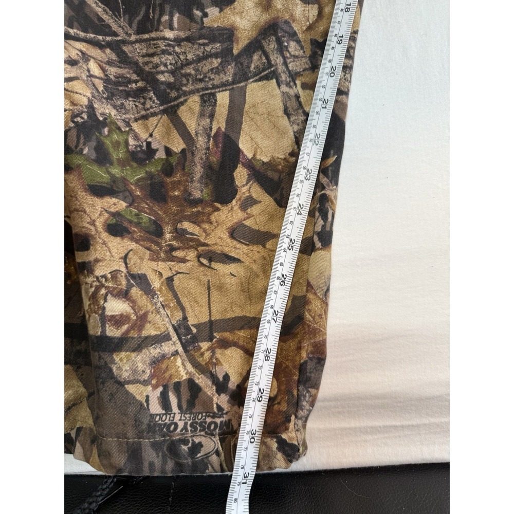 Vintage Jerzees Outdoors Mossy Oak Forest Floor Camo Hunting Pants XXL Regular - Picture 9 of 10